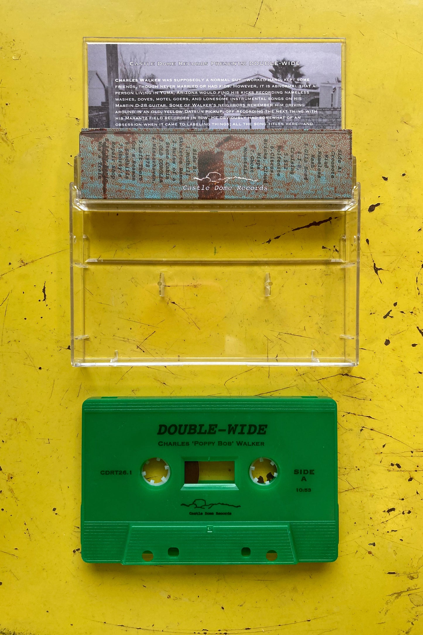 Charles 'Poppy Bob' Walker — DOUBLE-WIDE — [Limited-Edition Cassette]